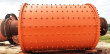 10' x 14' Allis-Chalmers, Ball Mill, 800 HP, 275 RPM, 4160 V, helical pinon gear, rubber liners