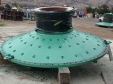 11' x 14' Hardinge Koppers, Ball Mill, 48" diameter x 15" width trunnion journals, mill shell, bull gear