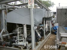 86 Ton, Dunham-Bush #HWSC100DAR, Liquid Chiller, 206 GPM @ 54/44&deg;F & 260 GPM @ 85/95&deg;F, 460 V., 1995