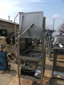 Ultramax #EST-8, Tray Washer, 20" width x 44" L x 17" deep washing area, 1 HP pump, 120 V, 16 Amps