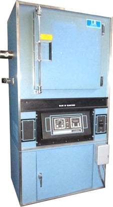 20" width x 20" H x 18" D Blue M #DCT-206B, lab oven, 650°F, 208 V., 1-phase