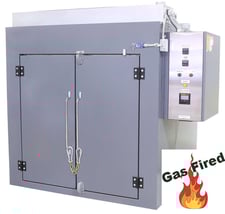 48" width x 48" D x 48" H Industrial Gas Fired Batch Oven, 500°F