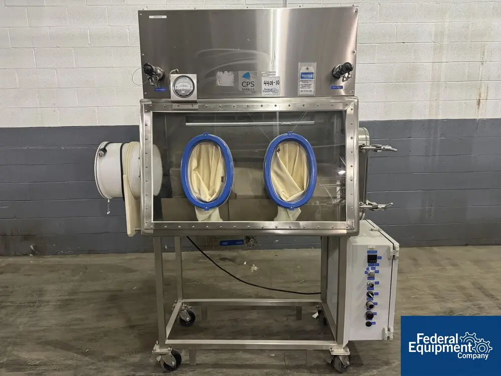 CPS Barrier Isolator, on casters, 316L stainless steel, S/N 33054-1, 2005