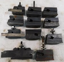 Aloris tool holders, (11) quick change parting tool holders (some with blades)