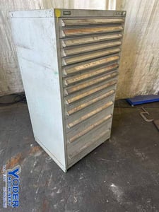 13 Drawer Vidmar cabinet with tooling, #77057