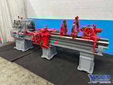 18" x 72" Axelson, engine lathe, 3 & 4-jaw chuck, steady rests, thread dial, #77023