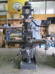Image for Lagun #FTV-2, variable speed milling machine, 9" x49" tbl., 3 HP, Anilam digital read out, servo feed, 6" vise