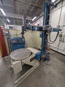 Weld head locator, Jetline #WHL-4C6X6K, & 3000 lb. Pandjiris welding positioner