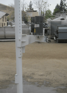 .43 HP Lightnin, Agitator Mixer, 1725 RPM, 208-220/440 V, on frame