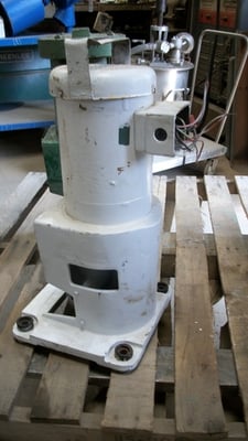 .87 HP Lightnin #XJO-87, Agitator Mixer, 1/4" diameter x 6' L shaft, (2) propeller, 10" square flange