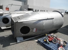 175 cu.ft., Bin w/dual Auger Live Bin Bottom, Stainless Steel, 60" diameter x 80" straight side bin, 48"