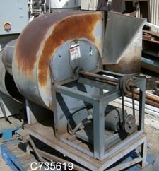 Dayton #3C073A, Blower, Carbon Steel, 15" diameter Wheel, 16" diameter Inlet, 12" x 24" outlet, 2 HP, 1740