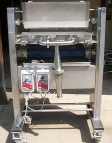 Flour & Liquid Stainless Steel Breader/Batterer, 26" L x 10" W x 10" D Trough, 3/16" top screen holes, (38)