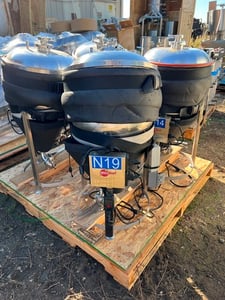 Nano Brewhouse, MoreBeer!, (12) 16" diameter x 24" deep insulated cooling tanks, 1.5" discharge, 28 gallon &