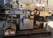 Anderson Machine, Rotary Capacity Lidder w/conveyor, 3-1/4" width x 73" L conveyor, 100/200/300 mm, 1/2 HP