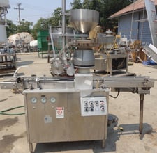 M & O Perry #SPS, Vacuum Stoppering Machine, 300 vials/min., 13-32 mm diameter Stopper, 13-52 mm diameter