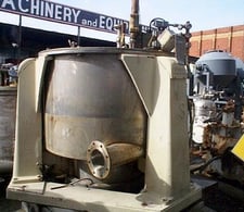 42" x 24" Western States #ISSC, Perforate Basket Centrifuge, 9 cu.ft. Solids capacity, Stainless Steel, 30 HP