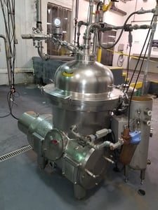 Westfalia #MSA40-06-86, Centrifuge, 4800 RPM bowl, 25 HP, 230/460 V