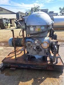 Westfalia #OSA35-02-066, Automatic Desludging Disc Centrifuge, three-way separator, 6600 RPM bowl