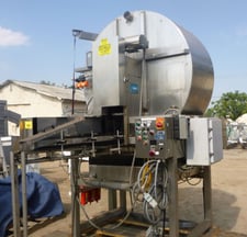 Mc Brady #200, Inverted Air Cleaner, 20-200 containers/min., 5" x 4.5" x 11.25" bottle size, 66" diameter