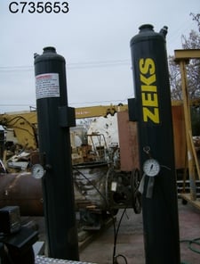 Zeks #100HPS10M, Air Dryer/Compressor, desiccant, 2-Stage, 165 psi @ 250 F, 150 max inlet pressure, 120 V