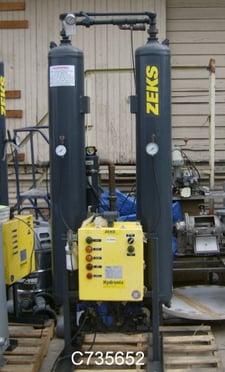 Zeks #140HPS1HM, Air Dryer/Compressor, desiccant, 2-Stage, 65 psi @ 500 F, 150 max inlet pressure, 120 V