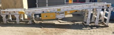 12" wide x 2.6' long, Hytrol #L200-PK-D58, 11' 6" L belt inclined section, 24" Load height, 40" H discharge