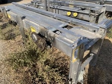 12" wide x 6.6' long, Stainless Steel Belt Conveyor, Stainless Steel frame & plastic belt, 12" width x 22" L