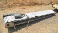 12" wide x 8' long, Belt Conveyor, Stainless Steel frame, plastic belt, 1 HP, 230/460 V