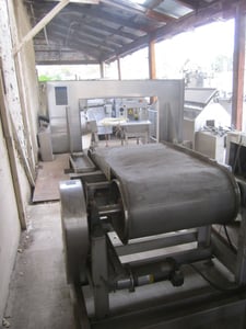 24" wide x 3.2' long, Despatch Industial, Stainless Steel Wire Mesh Belt Conveyor, 1.9 RPM output, 1/2 HP