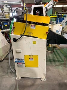 36" x .03" Dallas #DPS-2.5-7-36-LH, powered straightener, pre-painted material