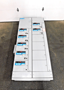 Goulds, 2 section 600 a motor con, (7) 12" MCC buckets, 480 Volts