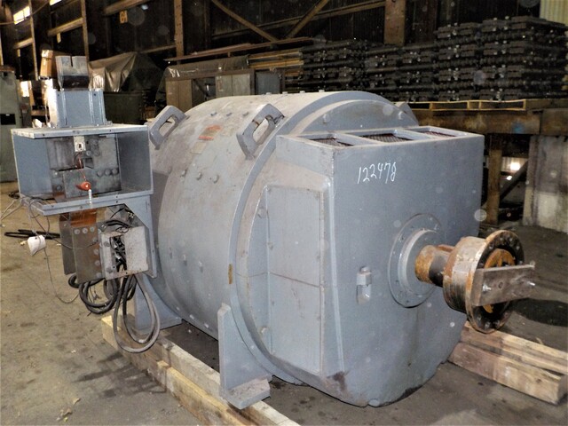 1500 HP 500/1000 RPM General Electric, Frame 9844, shunt, 500 VA