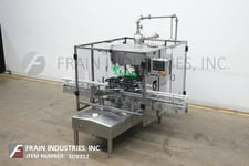 Fogg Cherry Burrell #KG12, automatic, Stainless Steel, 12-head, rotary, pressure / gravity filler, mounted on