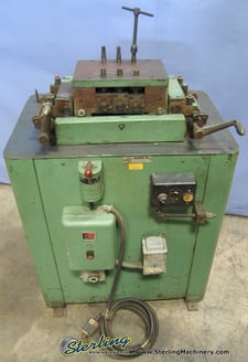 6" x .06" x 6" Combination Straightener/Feeder, air cooled & brake