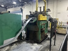 24" x .25" Dallas / Peerfecto #DRF-436-RH, servo feed line with coil car, 13000 lb., 1990, #14249J