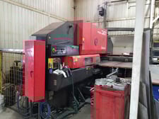 33 Ton, Amada #Pega-367, Turret Punch, 58 stations, 2 automatic index, 60" x72" sheet, 4.5" hole diameter