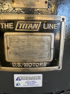 1250 HP 1785 RPM U.S. Motors, Frame 6808P, VSS, vertical solid shaft, 4160 Volts