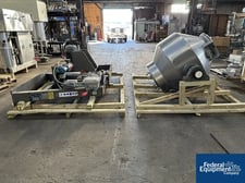 30 cu.ft. Gemco, Double Cone Blender with Bar and Stands, S/N B-94072, built 1994