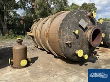 6000 gallon 50 psi, 96" diameter x 168" straight side, Clawson Tank Co Receiver Tank, Carbon Steel