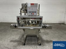 Kaps-All #E, Capper, 4 quil design with capacity hopper and integrated conveyor (2 available)
