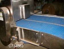 36" wide x 20' long, Plastic Mesh Belt Conveyor, food grade, 2 HP, 1660 RPM, 230/460 V
