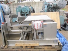48" wide x 4' long, Despatch Industial, Stainless Steel Wire Mesh Belt Conveyor, 1/2 HP, 1750 RPM, 90 V