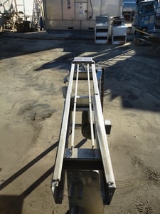 8" wide x 4.08' long, Conveyor, Stainless Steel, 1/2 HP, 1725 RPM, 230/460 V