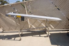 12" wide x 96' long, Incline Conveyor Plastic Inralox Modular Chain Type Belt, 30" H infeed, 53" H discharge