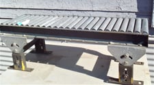 12" wide x 3' long, Roller Conveyor, Carbon Steel, 1-3/8" diameter Galvanized rollers, 10" width between