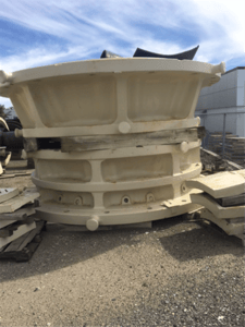 74" x 54" Allis-Chalmers, Gyratory Crusher, 1000 HP, 4000 V