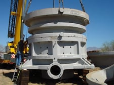 89" x 60" Allis-Chalmers, Carbon Steel, 48" max feed size, 60-89 eccentric