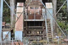 54" x 74" Kobe/Allis Chalmers #54-74, Jaw Crusher, single toggle, Carbon Steel