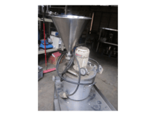 Fryma #LVE/B, Deaerator, Stainless Steel, 8" diameter Rotary disc w/screen, 1" feed, 1/2" vacuum port, 1/2